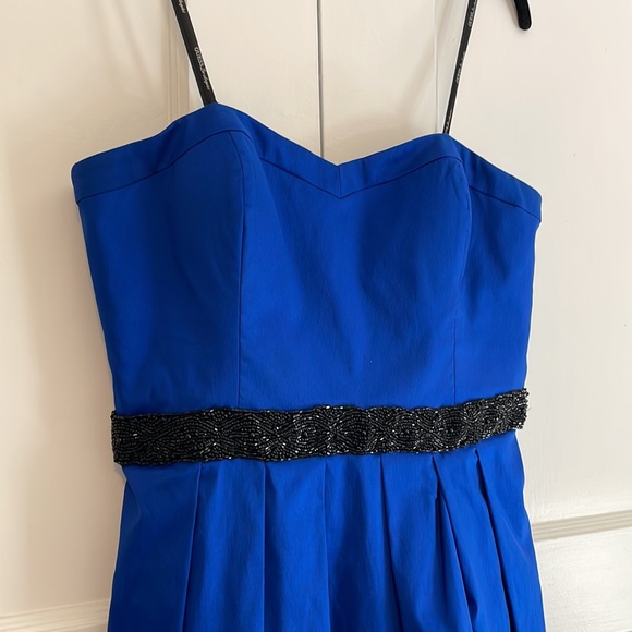 Guess Royal Blue Lace Hem Strapless Mini - BUNDLE ONLY - Picture 2 of 5